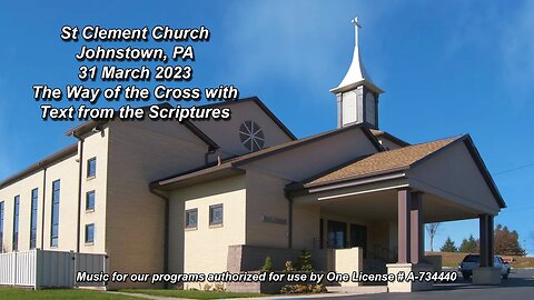 St Clement Traditional Stations of the Cross & Meditation 31 March 2023