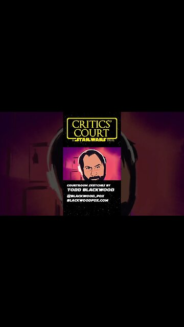 SKETCHES FROM EP. II OF CRITICS' COURT: A STAR WARS TRIAL