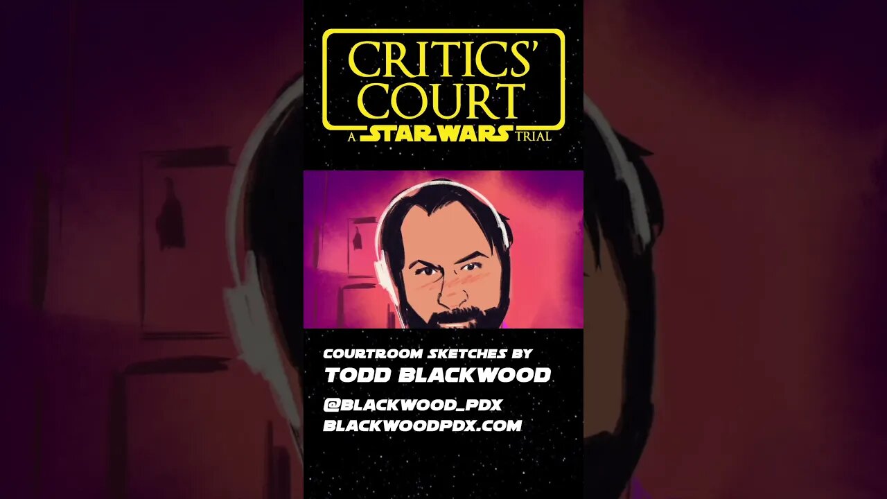 SKETCHES FROM EP. II OF CRITICS' COURT: A STAR WARS TRIAL
