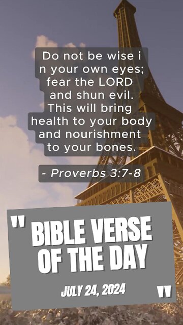 Bible Verse of the Day: July 24, 2024