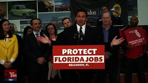 BOOM: Ron DeSantis TROLLS Biden by Signing Ban of COVID Mandates in Brandon Florida!