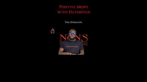 You Overcome #dayodman #motivation #eeyayyahh #motivationalspeaker #you