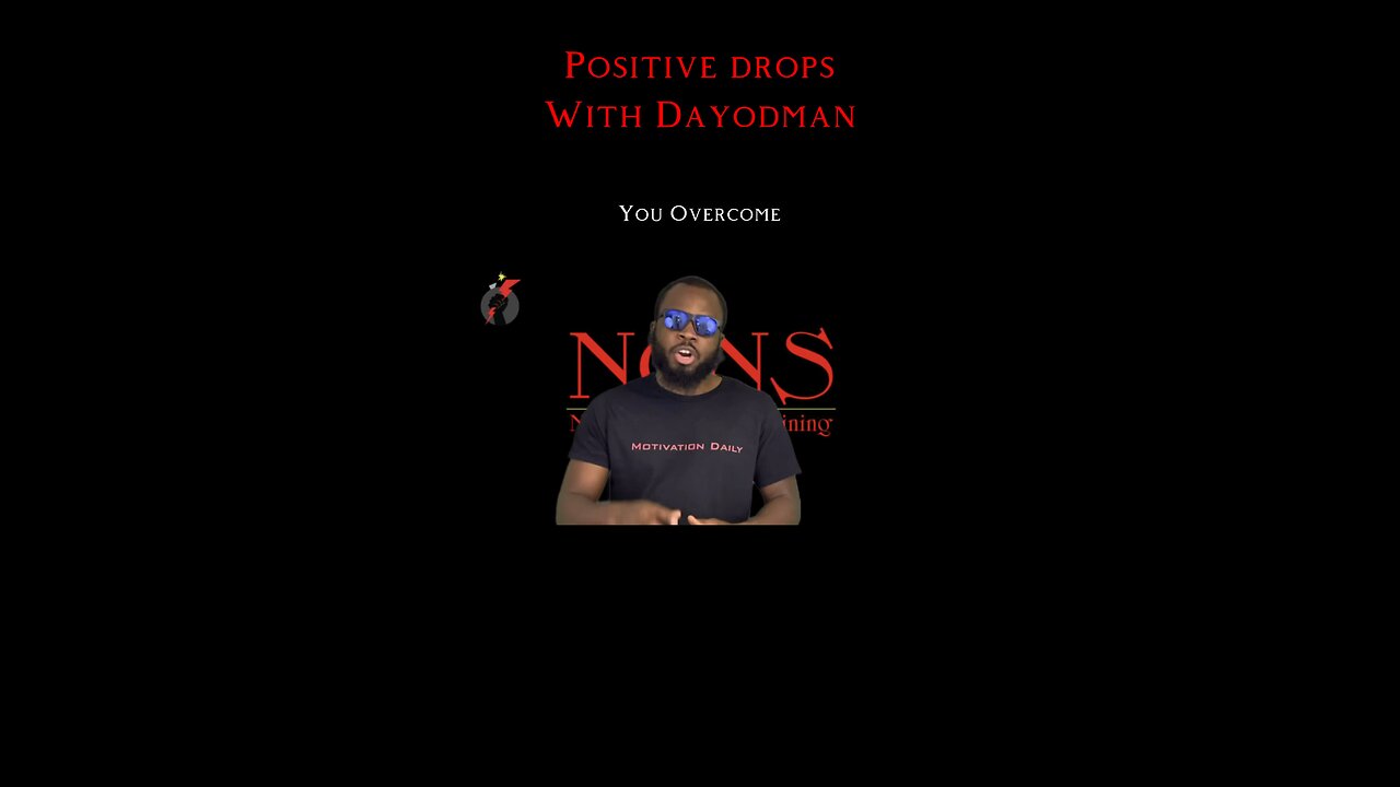 You Overcome #dayodman #motivation #eeyayyahh #motivationalspeaker #you