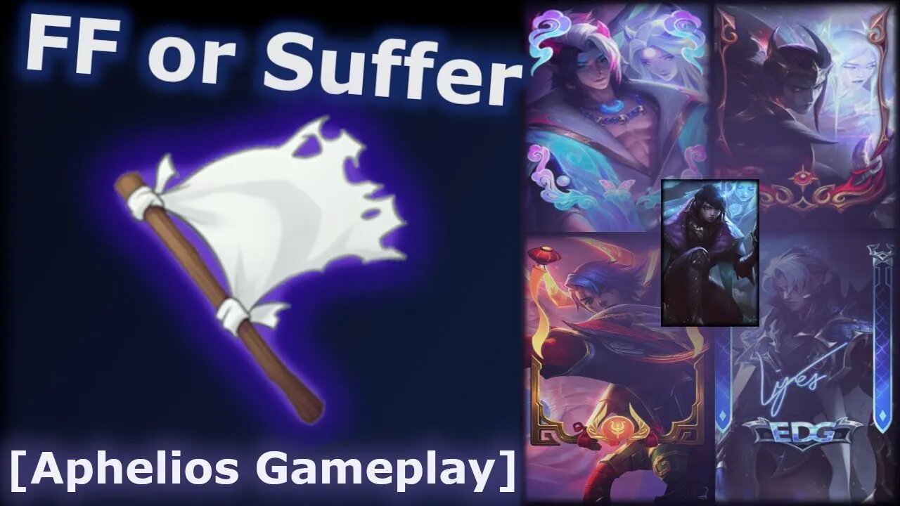 Make Your Enemies FF While Torturing Them [Aphelios Gameplay]