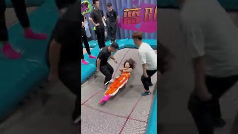 Best Funny videos 2022 😂 Trampoline Jumping #144 #shorts #poseitv
