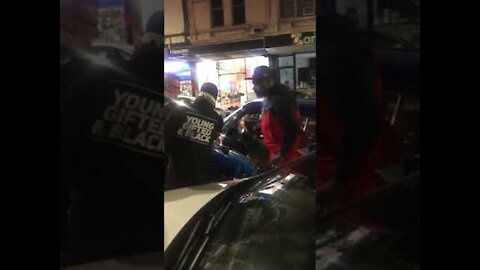 'Rapper Blueface stops traffic on Chapel st. South Yarra in lowrider'
