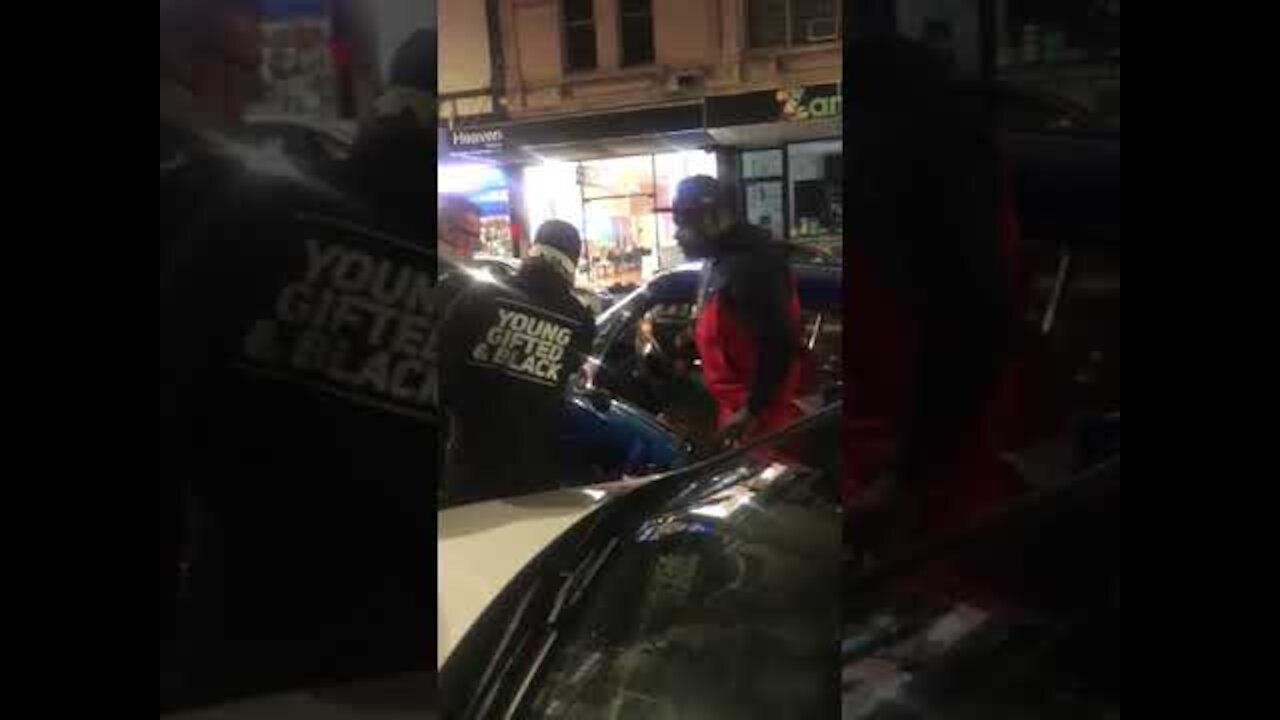 'Rapper Blueface stops traffic on Chapel st. South Yarra in lowrider'