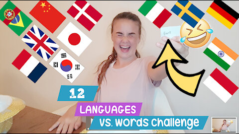 Bella taking on 12 Languages Challenge (Languages vs Words)