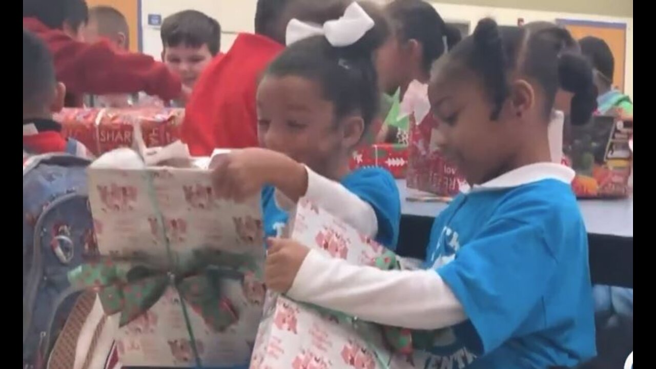 Bringing holiday cheer to young children
