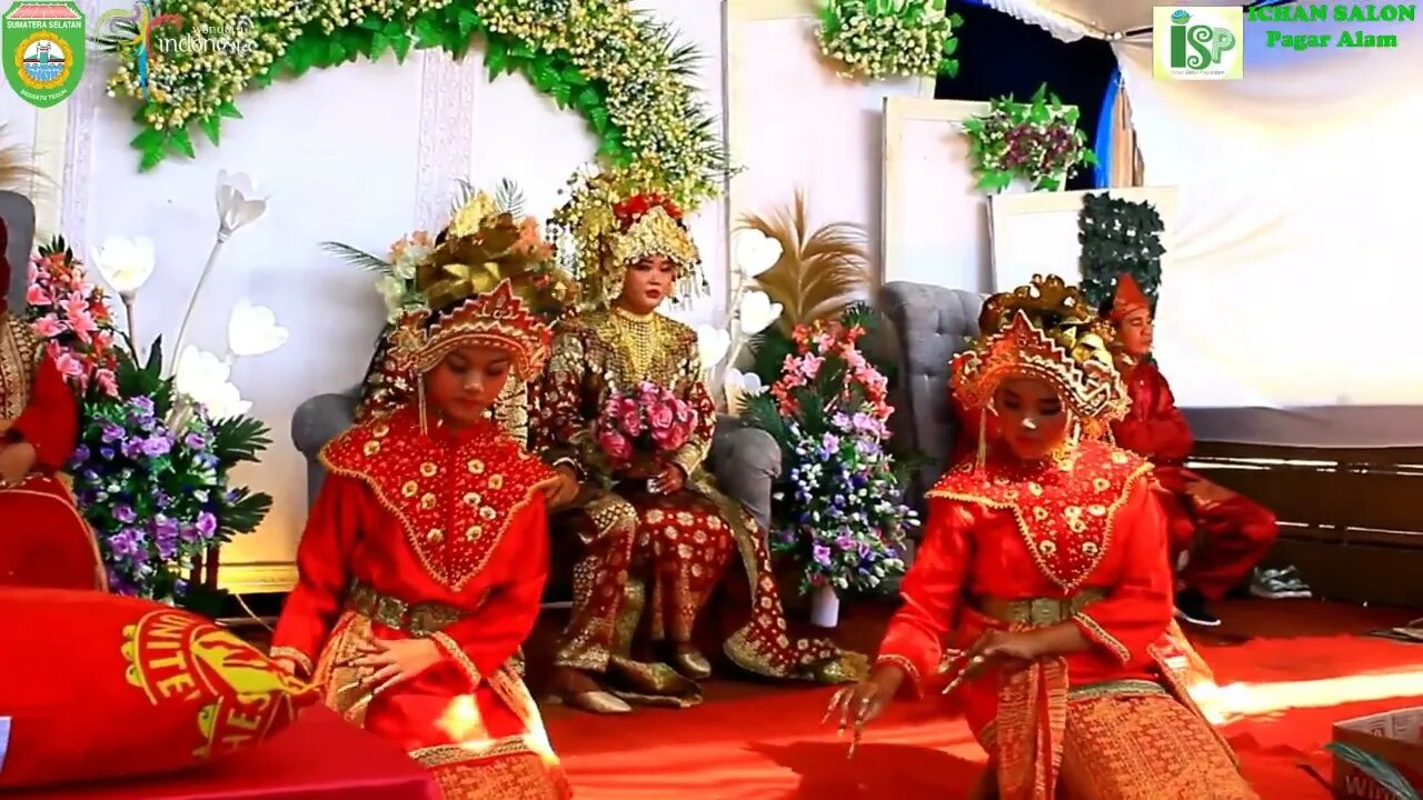 TARI TANGGAI PENGANTIN WEDDING KIKI & RIO NENDAGUNG PAGARALAM SUMATERA SELATAN