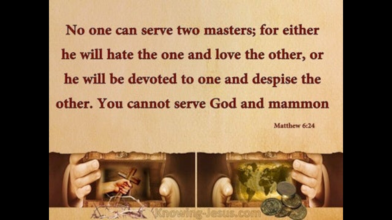 A Happier New Year, Matthew 6:24-34