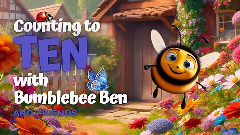 Buzzing Through Numbers at the Bumblebee Bistro - DALL-E 3