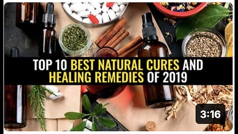 Top 10 best natural cures and healing remedies of 2019