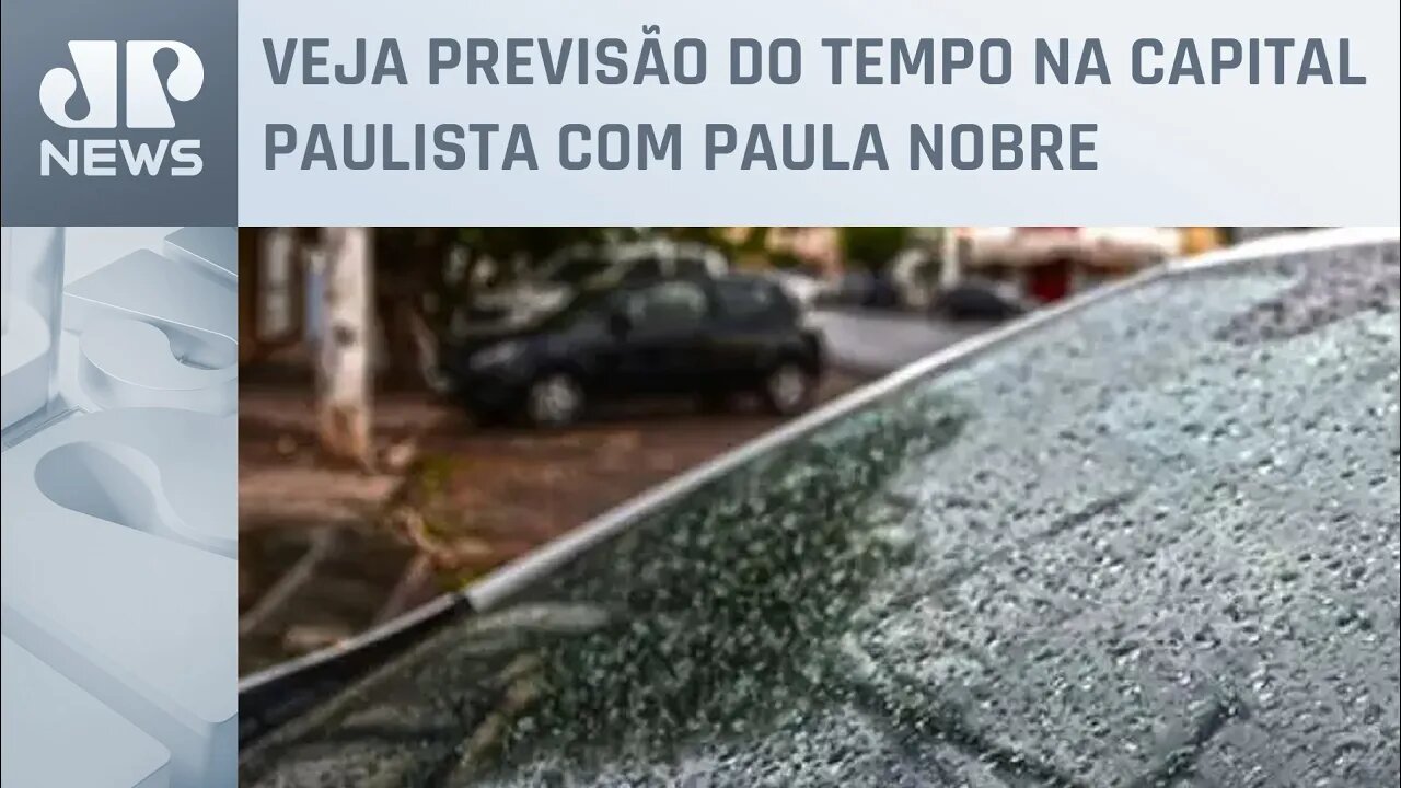 Garoa fina em São Paulo na manhã desta sexta-feira (28)