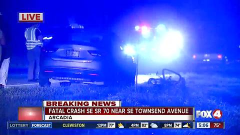 Crash leaves one dead in Arcadia