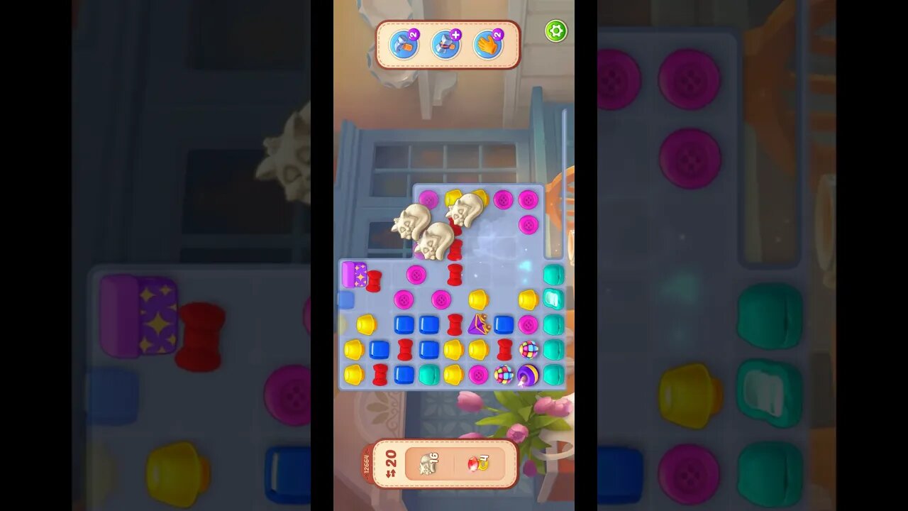 Shorts Playrix Homescapes Gameplay Walkthrough Level 12664-010