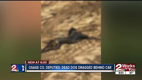 Dog dragged by car in Osage County