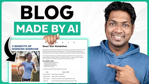 How To Create Blog Using AI | Complete Blogging Tutorial