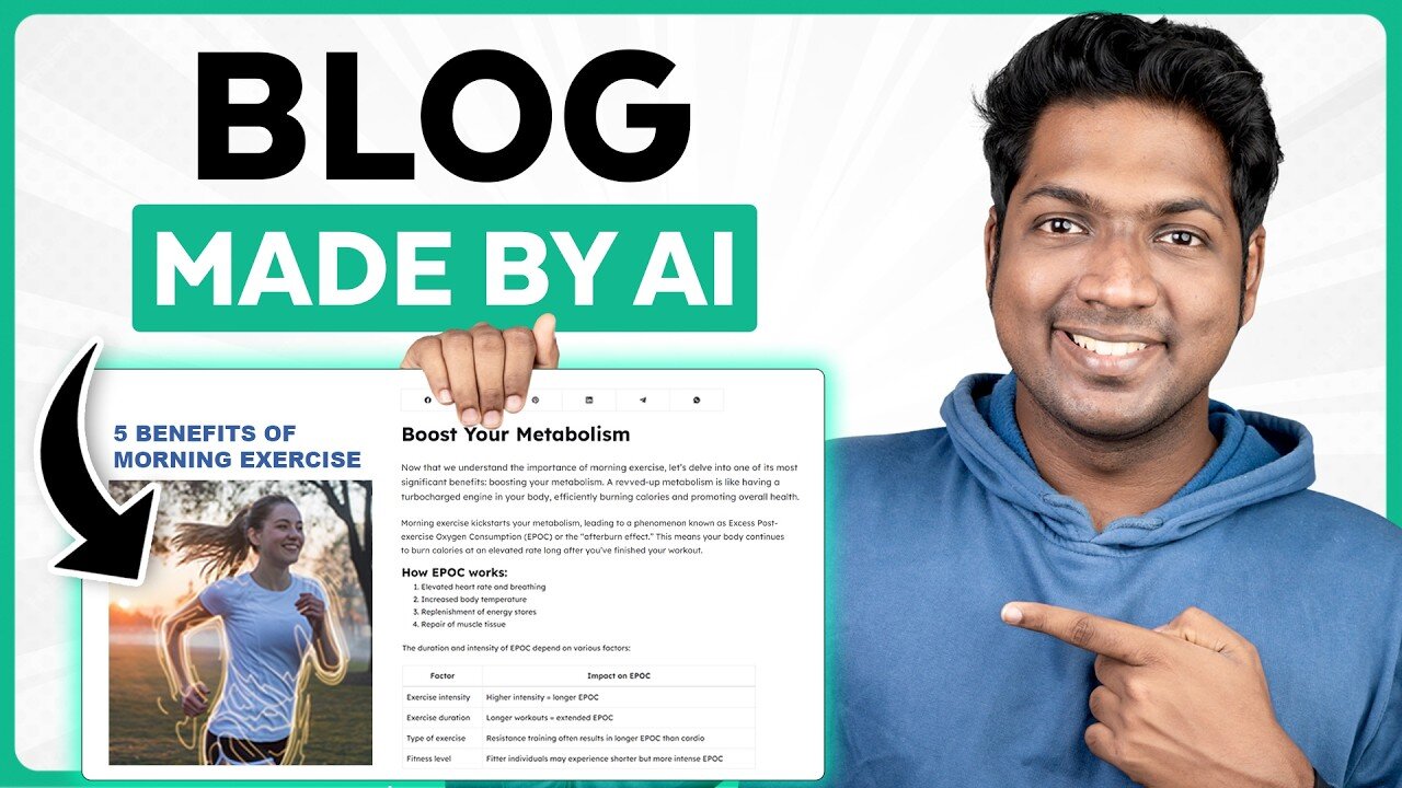 How To Create Blog Using AI | Complete Blogging Tutorial