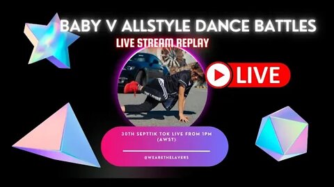 Tik tok live stream Groundswell Festival Scarborough Allstyles Dance battle in the skate bowl!