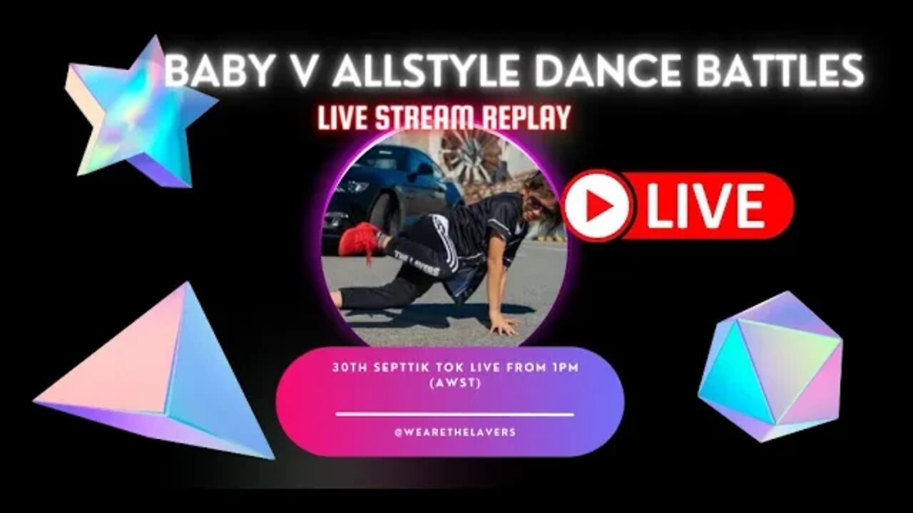 Tik tok live stream Groundswell Festival Scarborough Allstyles Dance battle in the skate bowl!