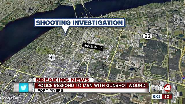 Man walks into Lee Memorial Hospital with gunshot wound