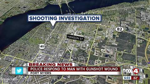 Man walks into Lee Memorial Hospital with gunshot wound