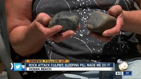 Ocean Beach rock attack culprit: Sleeping pill made me do it