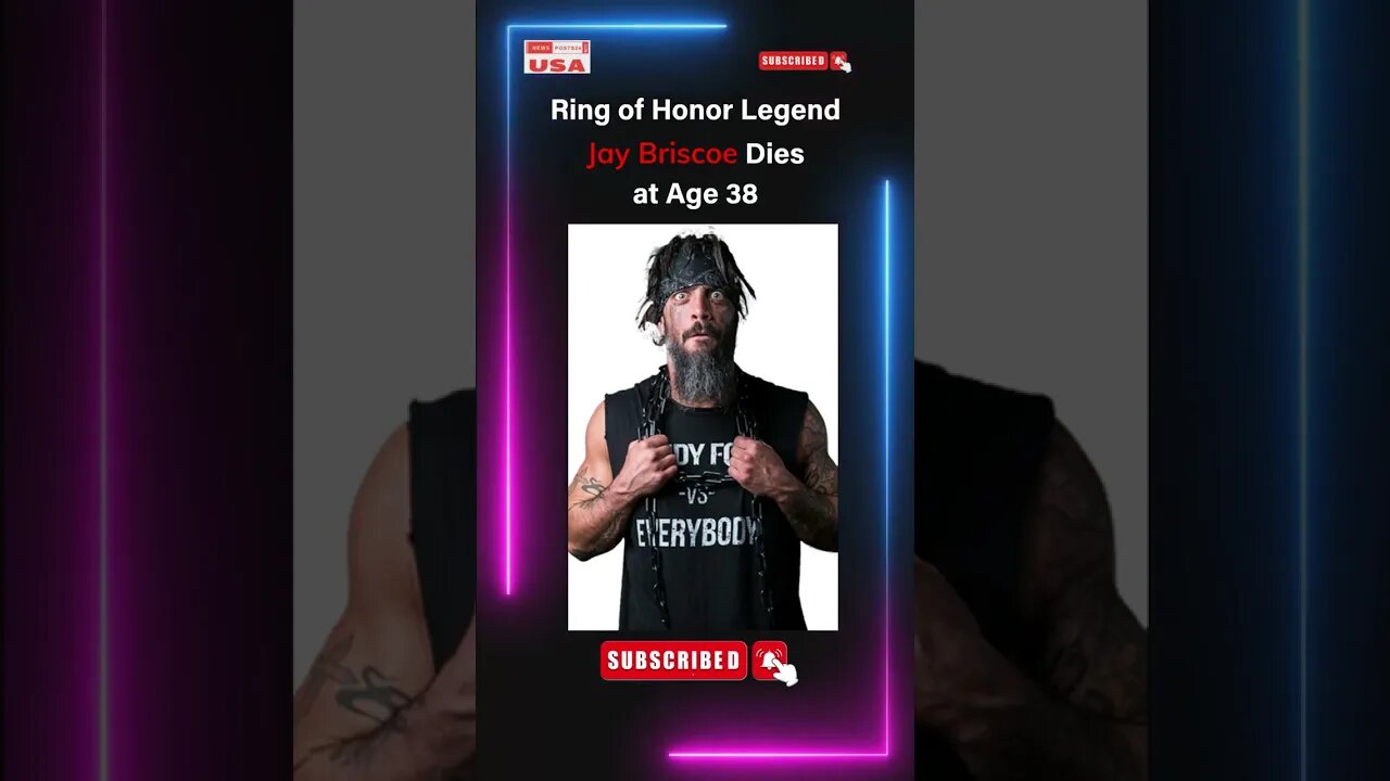 Ring of Honor Legend Jay Briscoe Dies at Age 38 #shorts