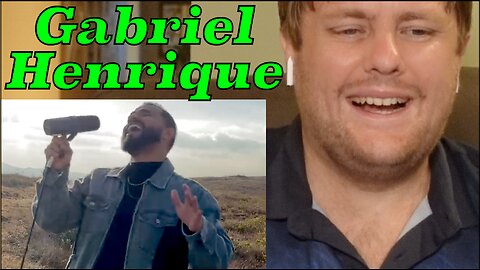 "Singing to the Heavens!" Gabriel Henrique - Eu Tenho Voce Reaction!