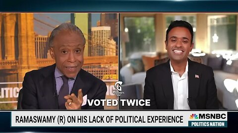 Vivek Ramaswamy Goes Back And Forth With Al Sharpton On Having No Political Experience