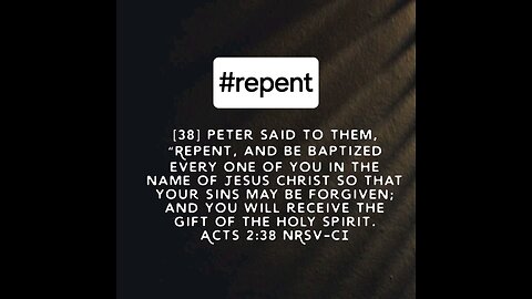 repent