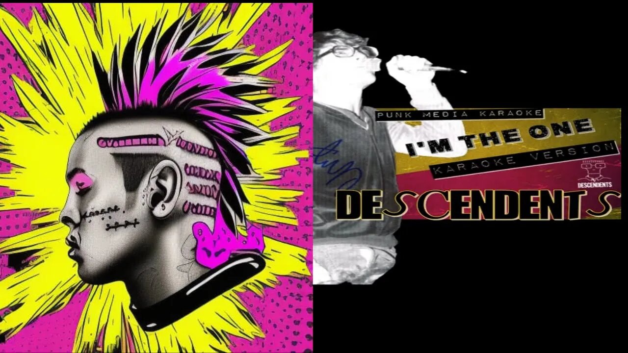 Descendents - I AM The One (Karaoke Version) PREVIEW Instrumental - PUNK MEDIA KARAOKE