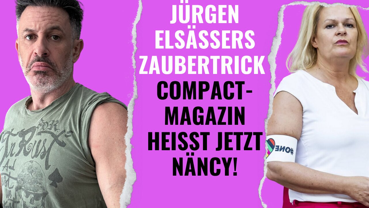 Jürgen Elsässer schlägt zurück mit Zaubertrick: Das Compact-Magazin heisst jetzt Näncy!