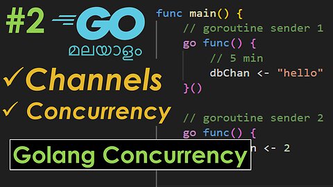 Golang Concurrency Tutorial Part 2 | Channels | Malayalam