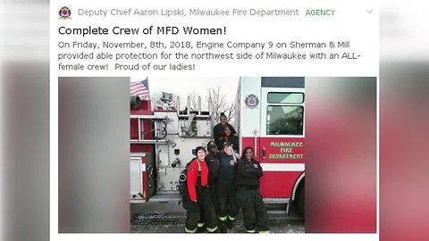 MFD boasts all woman crew on Engine Company 9
