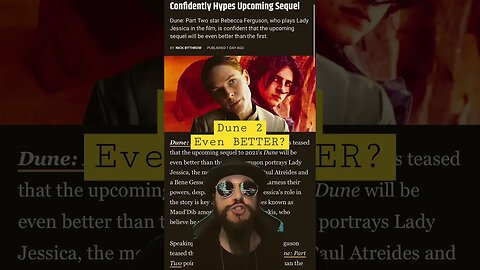 Dune Actress Rebecca Ferguson Says Dune 2 Is Even BETTER! #shorts #dune