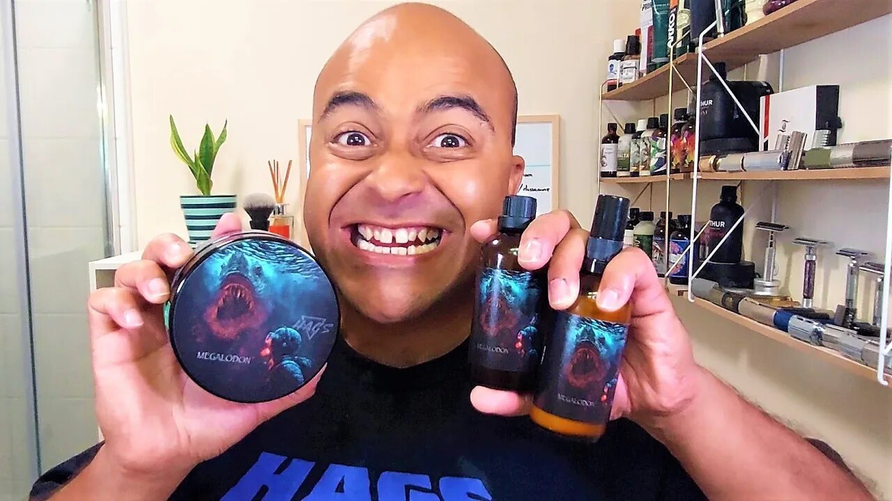 ASMR SHAVE Megalodon Hathor base by HAGS, first try.