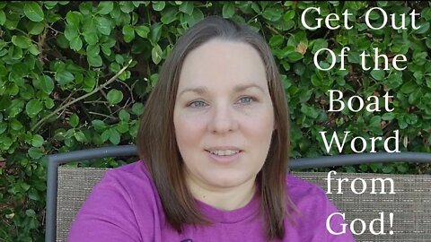 Get Out of the Boat Word from God! #shorts #wordfromthebible #christianity