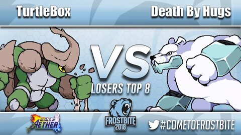 FS | Turtlebox (Kragg) vs. NEO! | Death by Hugs - Rivals of Aether Top 8 - Frostbite 2018