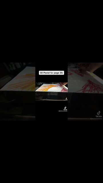 Oil Pastel for page 35