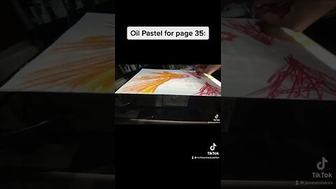 Oil Pastel for page 35