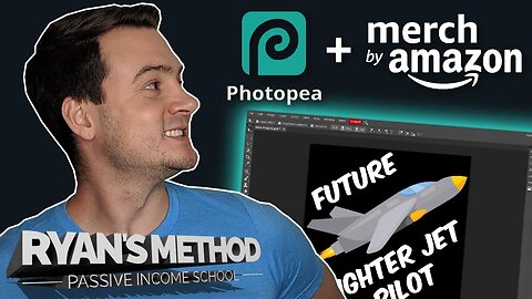PHOTOPEA TUTORIAL: T-Shirt Design for Amazon Merch