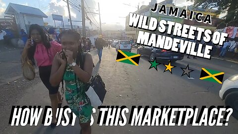 The Side of Jamaica They Won't Show You - Exploring the WILD Marketplace in Mandeville