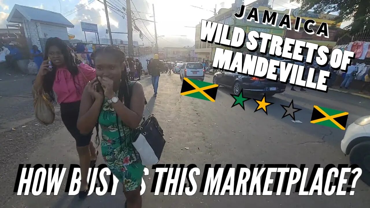 The Side of Jamaica They Won't Show You - Exploring the WILD Marketplace in Mandeville