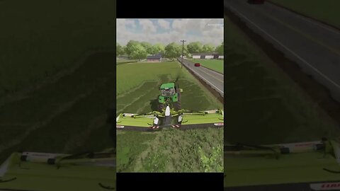 Just Mowing The Grass FS22 #shorts