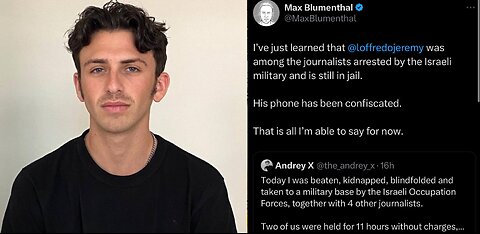 BREAKING! Grayzone Reporter Detained