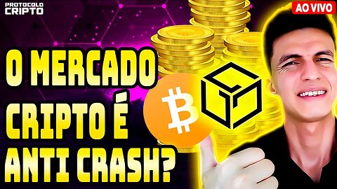 🔴 BITCOIN E CRIPTOMOEDAS SÃO A PROVA DE CRASH?