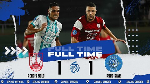 Macth Highlight|PERSIS Solo 1-1 PSBS Biak | Bri Liga1 | 24/25 | Macthday 15/LigaIndonesia