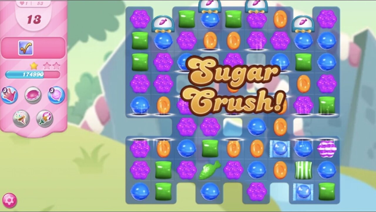 Candy Crush Saga | Level 53 | NO BOOSTERS | 3 STARS | PASSED ON FIRST TRY! | 270500 🦄